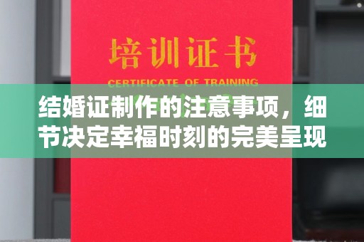 新邵结婚证制作的注意事项，细节决定幸福时刻的完美呈现